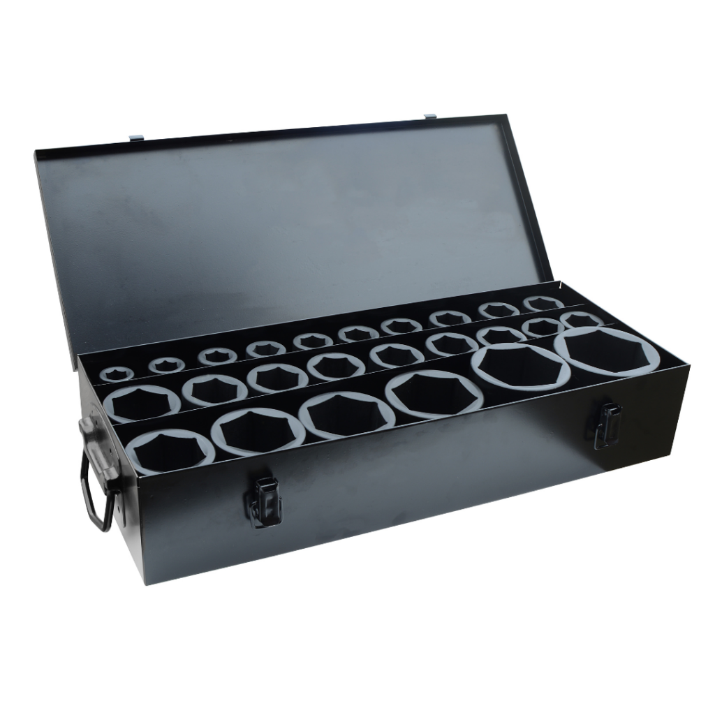 25pc 1" deep impact socket set | Lifetime Guarantee | Rustung
