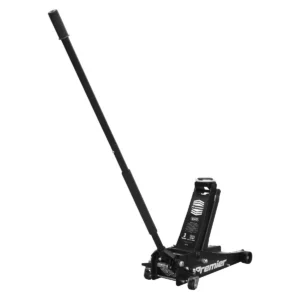 Premier Trolley Jack 3 Tonne & Axle Stands (Pair) 3 Tonne per Stand Combo