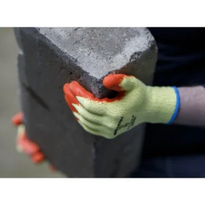 Worksafe® Super Grip Knitted Gloves with Latex Palm, Large – Pair