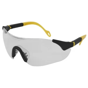 Worksafe® Sports Style Clear Safety Glasses with Adjustable Arms