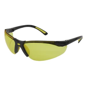 Worksafe® Zante Style Amber Lens Safety Glasses with Flexi Arms