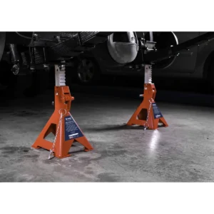 Auto Rise Ratchet Axle Stands (Pair) 3 Tonne Capacity per Stand