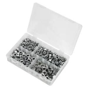 Steel Nut Assortment 1/4″-1/2″UNC 320pc