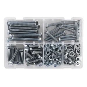 High Tensile Setscrew, Nut & Washer Assortment M8 220pc
