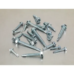 Zinc Plated Self-Drilling Screw Assortment Hex Head 410pc