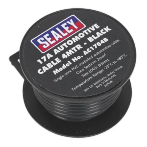 17A Thick Wall Automotive Cable 4m – Black