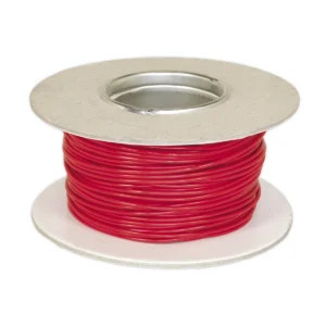 Thin Wall Automotive Cable Single 1mm² 32/0.20mm 50m – Red