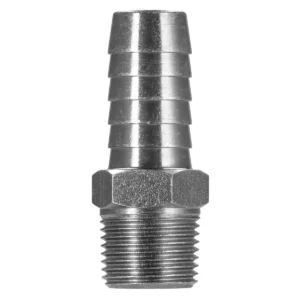 PCL Screwed Tailpiece Male 3/8″BSPT – 1/2″ Hose – Pack of 5