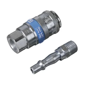 PCL Air Tool Coupling Kit 1/4″BSPT 2pc