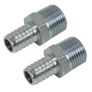 PCL Screwed Tailpiece Male 1/2″BSPT – 1/2″ Hose – Pack of 2