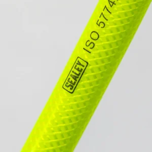 High-Visibility Air Hose with 1/4″BSP Unions 10m x 10mm