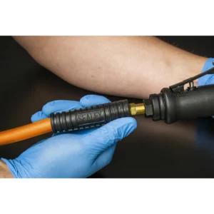 High-Visibility Hybrid Air Hose with 1/4″BSP Unions 15m x 8mm