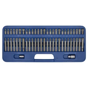 Premier Security TRX-Star*/Hex/Ribe/Spline Bit Set 3/8″ & 1/2″Sq Drive 56pc