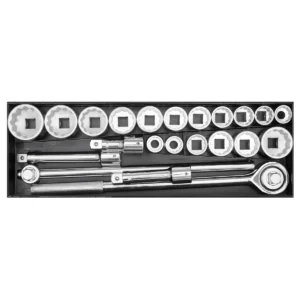 Premier Socket Set 3/4″Sq Drive 12-point 22pc