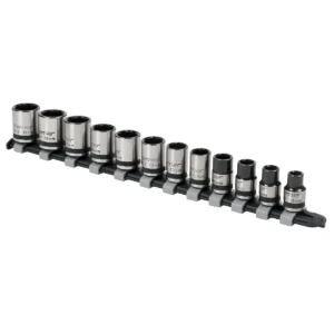 Premier Black Lock-On™ Socket Set 3/8″Sq Drive 12pc