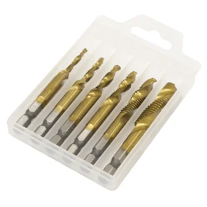 Combination Drill & Tap Bit Set 6pc