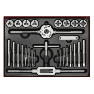 Imperial Tap & Die Set Split Dies BSW 28pc