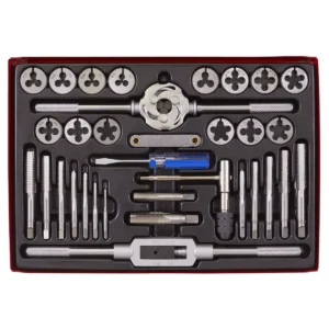 Metric/UNF/BSP Tap & Die Set Split Dies 33pc