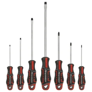 Premier GripMAX® Screwdriver Set 7pc – Red