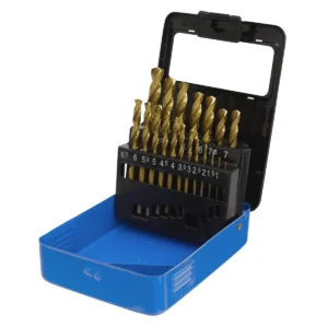 HSS Fully Ground Drill Bit Set 19pc – DIN 338