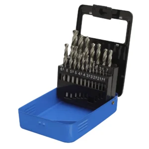 HSS Fully Ground Drill Bit Set 19pc