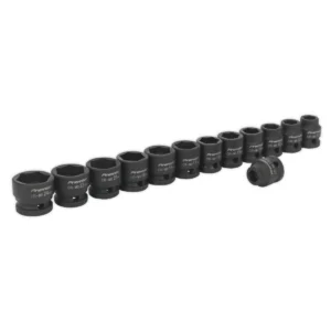 Premier Low Profile Impact Socket Set 1/2″Sq Drive 13pc