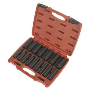 Premier Deep Impact Socket Set 1/2″Sq Drive 16pc