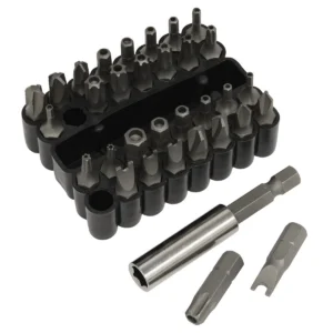 Premier Power Tool Security Bit & Magnetic Adaptor Set 33pc