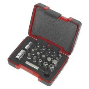 Premier TRX-P* & TRX-TS* Security Bit Set 1/4″ & 3/8″Sq Drive 23pc