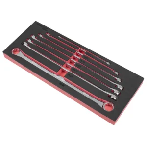 Extra-Long Double End Ring Spanner Set 7pc