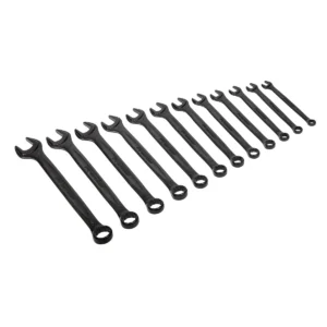 Premier Black Combination Spanner Set 12pc