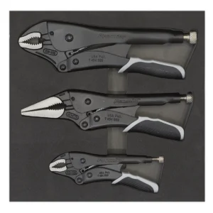 Premier Black Quick Release Locking Pliers Set 3pc