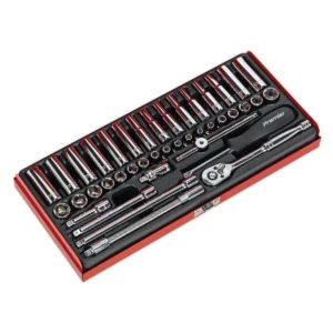Premier Metric/Imperial Socket Set 1/4″Sq Drive 41pc