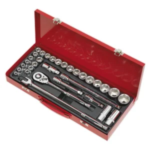 Premier Metric/Imperial Socket Set 1/2″Sq Drive 32pc