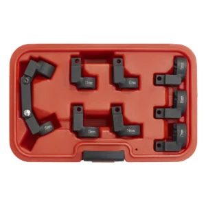Injector Pipe Socket Set 3/8″Sq Drive 9pc
