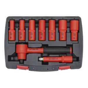 Premier Insulated Socket Set 3/8″Sq Drive 9pc – VDE Approved