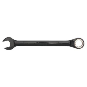 Premier Black Combination Ratchet Spanner Set 7pc