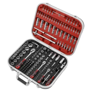 Premier Socket Set 1/4″, 3/8″ & 1/2″Sq Drive 172pc