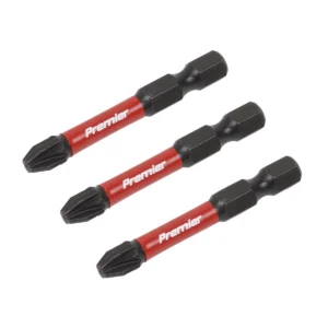 Premier Pozi Impact Power Tool Bits #3 x 50mm 3pc