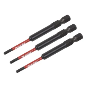 Premier Hex Impact Power Tool Bits 2.5 x 75mm 3pc
