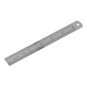 Stainless Steel Rule 6″ (150mm)