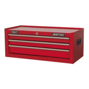 American PRO® Mid-Box Tool Chest 3 Drawer – Red