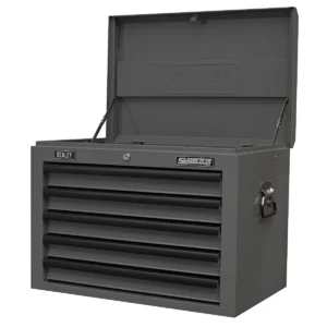 Superline PRO® Topchest 5 Drawer – Grey/Black