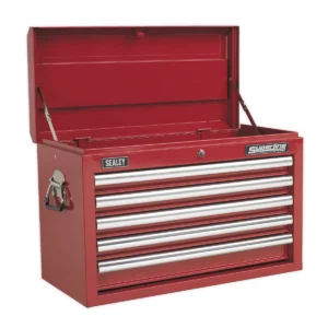Superline PRO® Topchest & Rollcab Combination 10 Drawer with 148pc Tool Kit – Red