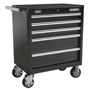 Superline PRO® Topchest & Rollcab Combination 10 Drawer with 148pc Tool Kit – Black