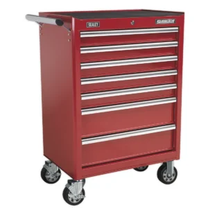 Superline PRO® Topchest & Rollcab Combination 15 Drawer with 148pc Tool Kit – Red