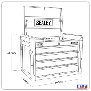 Superline PRO® Topchest 4 Drawer