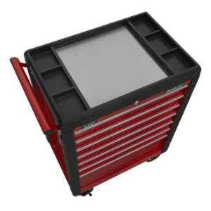 Superline PRO® Rollcab 7 Drawer – Red