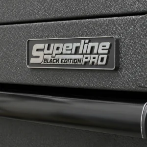 Superline PRO® Black Edition Topchest with 6 Soft Close Drawers & Power Bar 1030mm