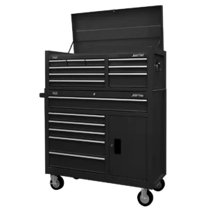 American PRO® Topchest & Rollcab Combination 15 Drawer – Black